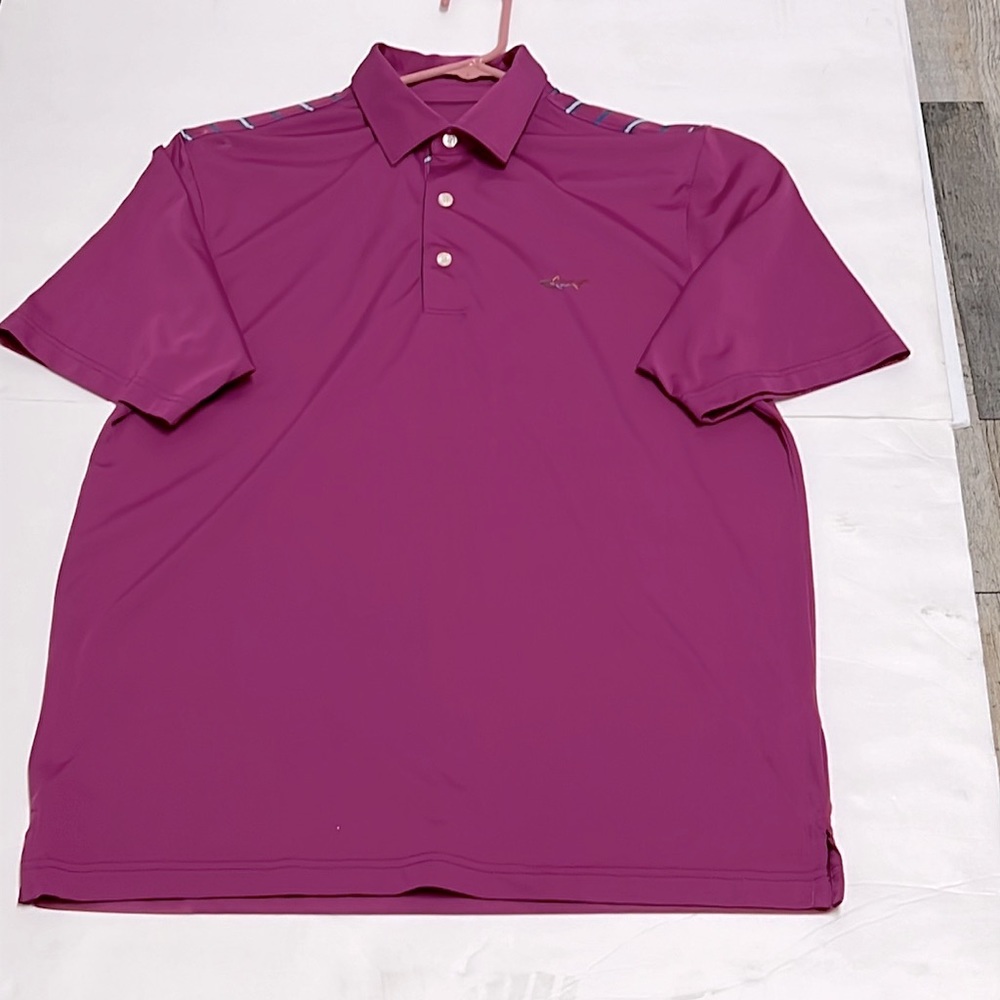 Greg Norman Short Sleeve Golf Polo Size L. Like New. B94